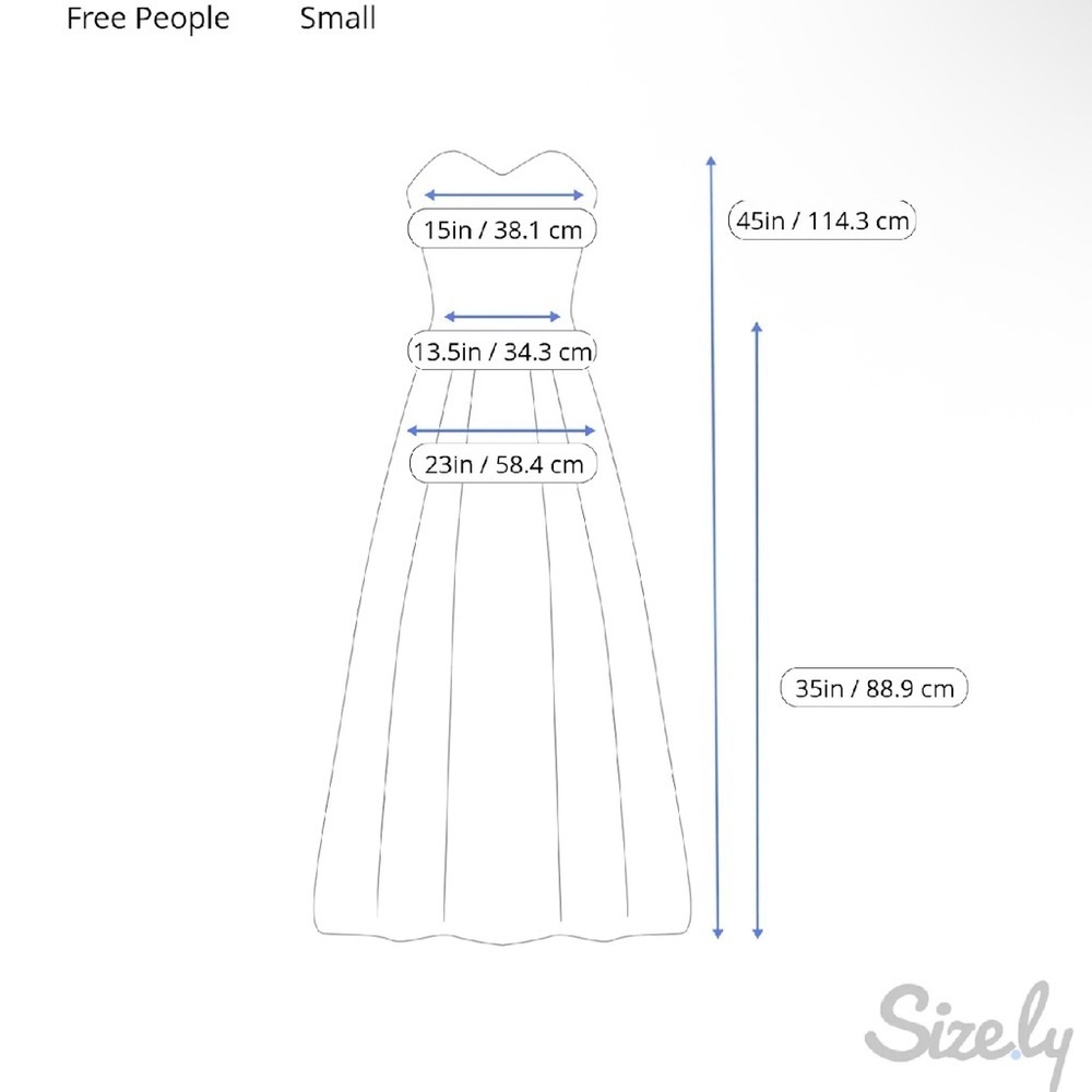 Free People Blue Cloud Nine Maxi Dress Size Small - Picture 4 of 7